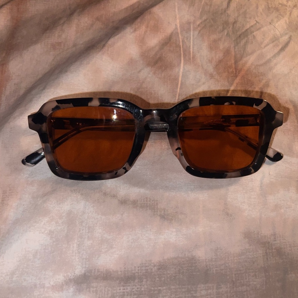 Crap eyewear Tortoise Shell Square Sunglasses with Brown Lenses